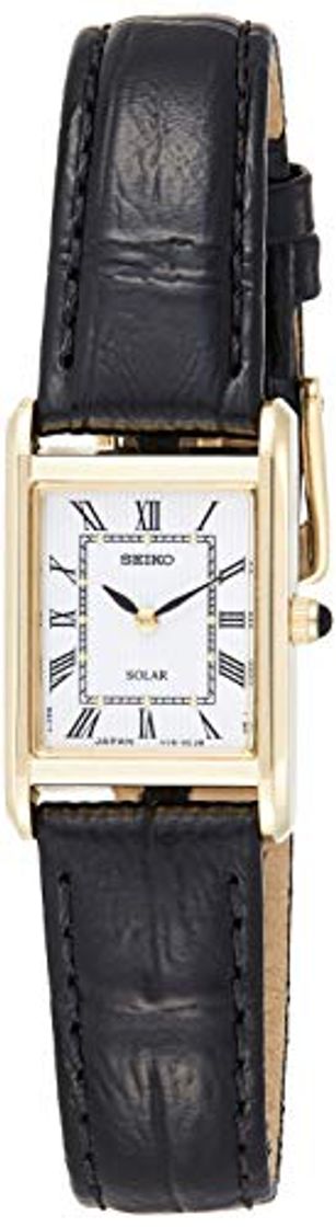 Moda Seiko Reloj Analógico de Cuarzo Unisex con Correa de Cuero – SUP250P1