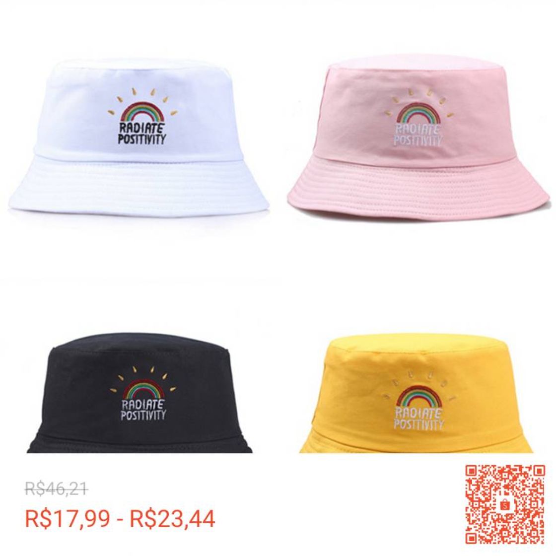 Fashion bucket arco-iris 