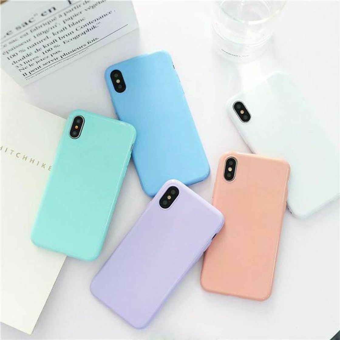 Moda Capinhas Iphone cor pastel