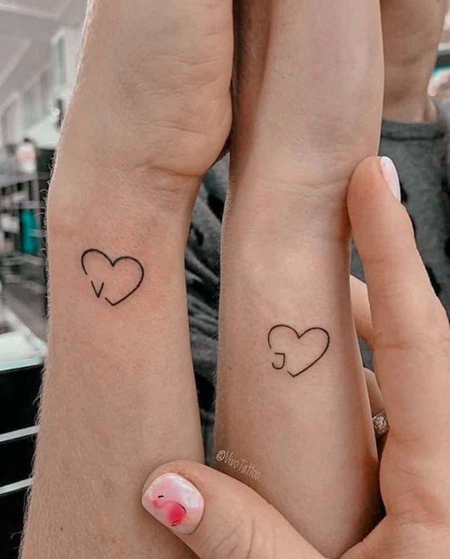 Fashion tatuagem de casal