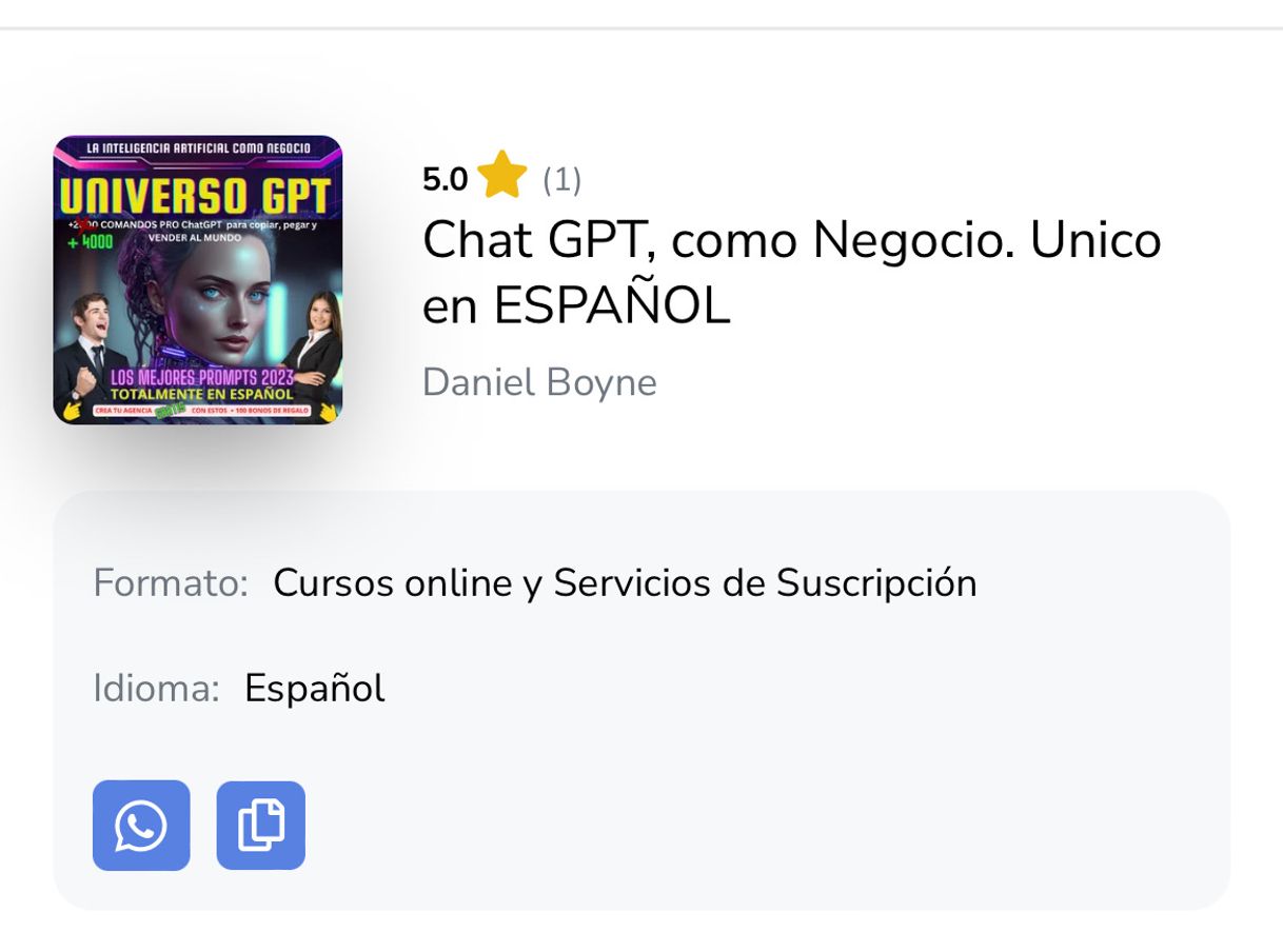 Fashion Curso en español Chat GPT