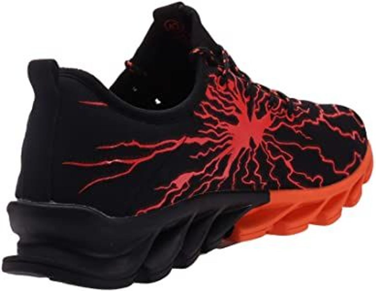 Social BRONAX Zapatos para Correr en Montaña y Asfalto Aire Libre y Deportes Zapatillas de Running Padel para Hombre Blanco Negro 39
