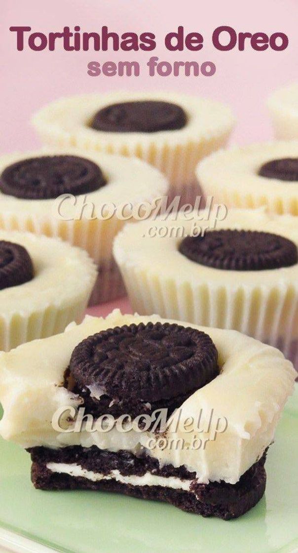 Fashion Tortinhas de Oreo com 3 ingredientes