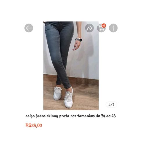 Calça jeans Feminina skinny 