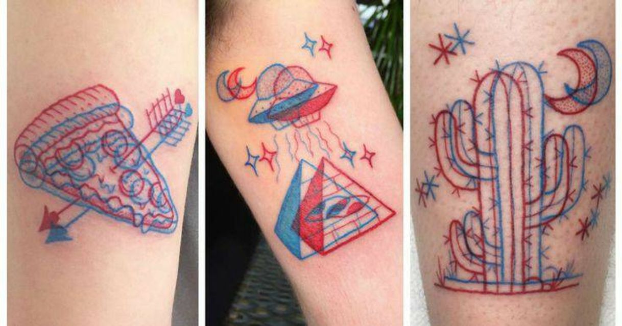 Moda Tattos en 3D 💙❤