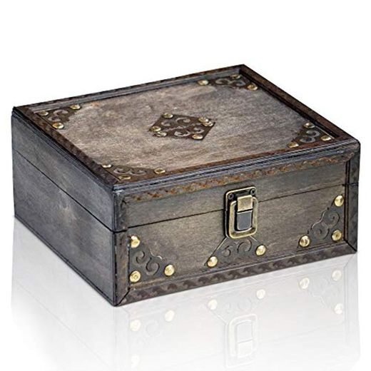 Brynnberg Caja de Madera Monk 20x18x9cm