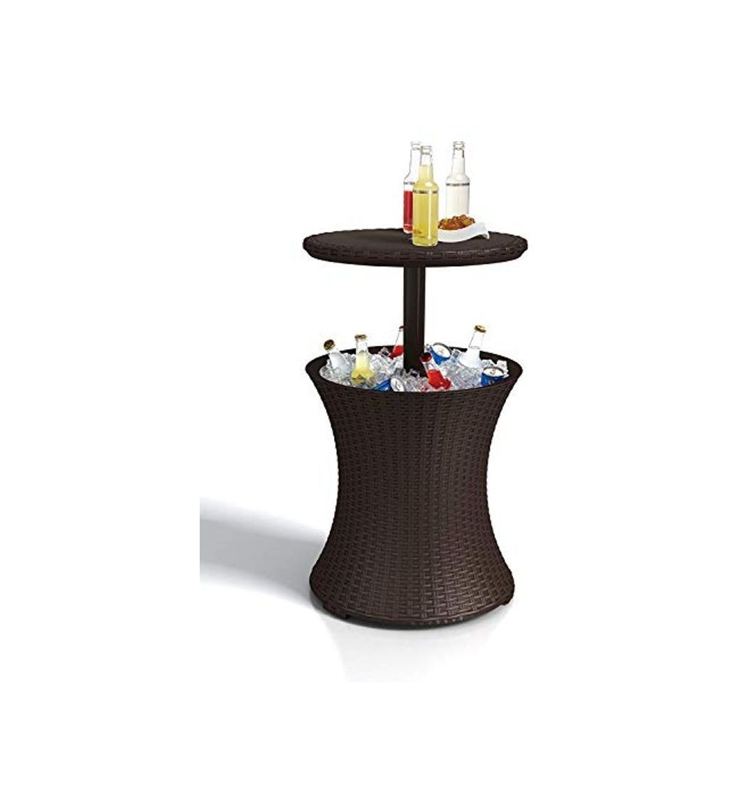 Social Keter Pacific Cool Bar - Mesa nevera para jardín