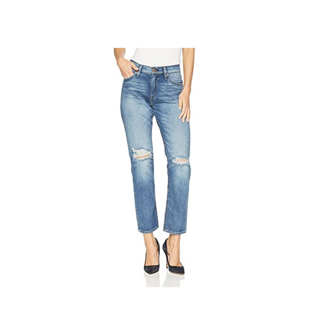 Moda Hudson Jeans Women's JESSI Relaxed Cropped Boyfriend 5 Pocket