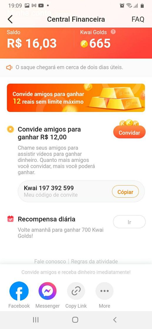 Kwai Venha ganhar dinheiro que pode retirar imediatamente!