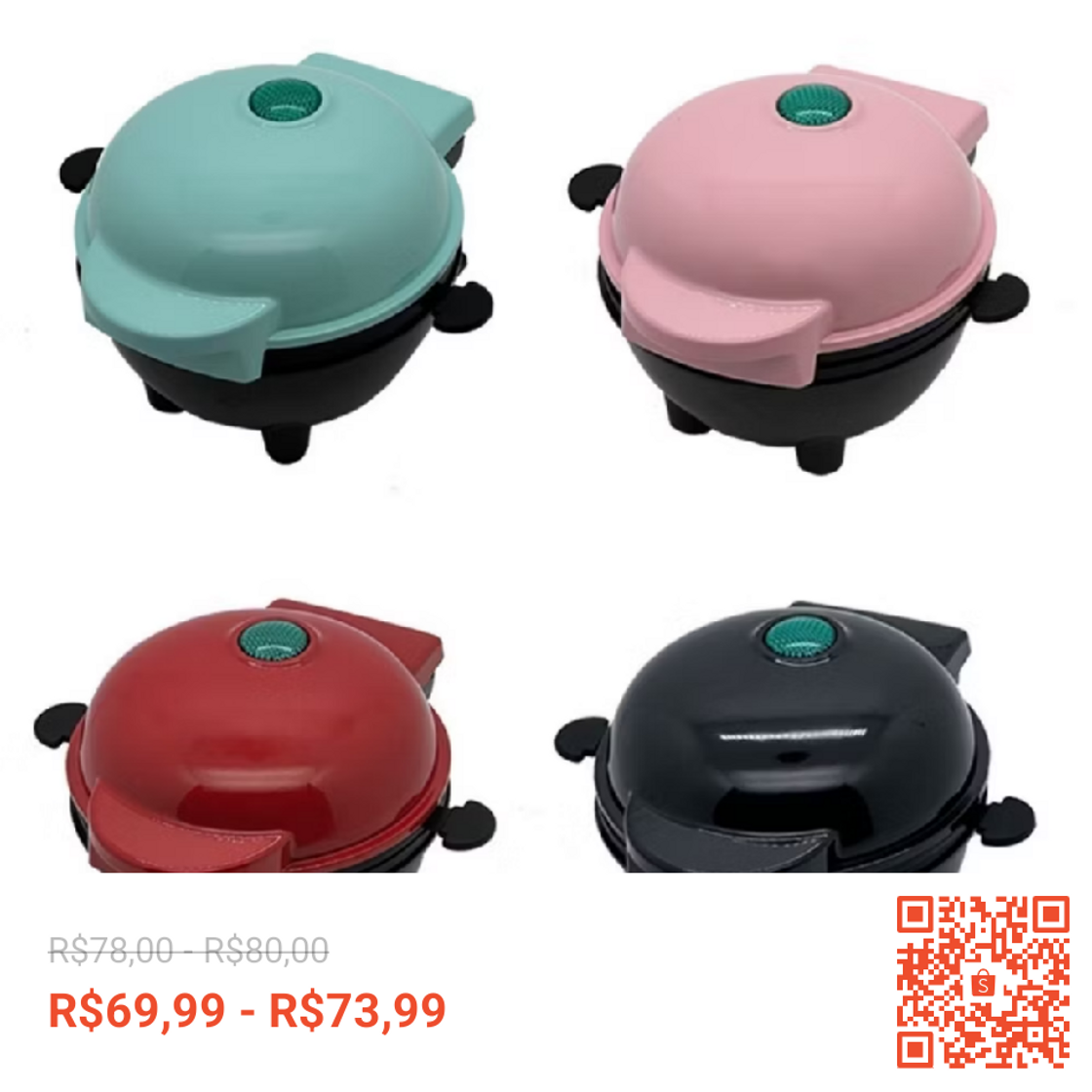 Mini Máquina de Fazer Bolo Bundt Dash