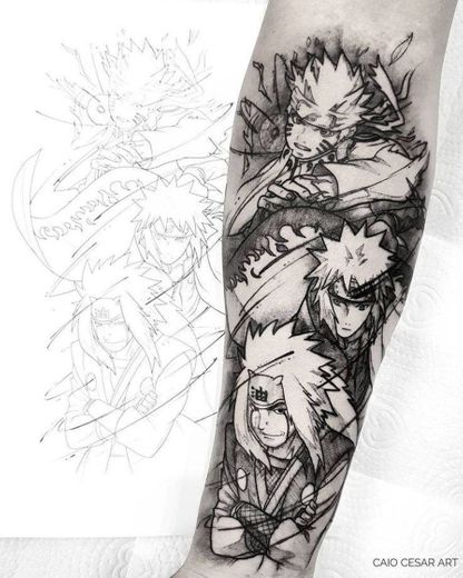Tatuagens inspiradas em animes!!
