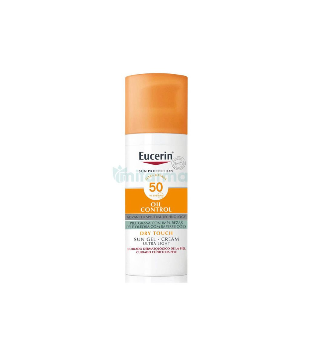 Productos EUCERIN facial sunscreen Oil Control FPS50