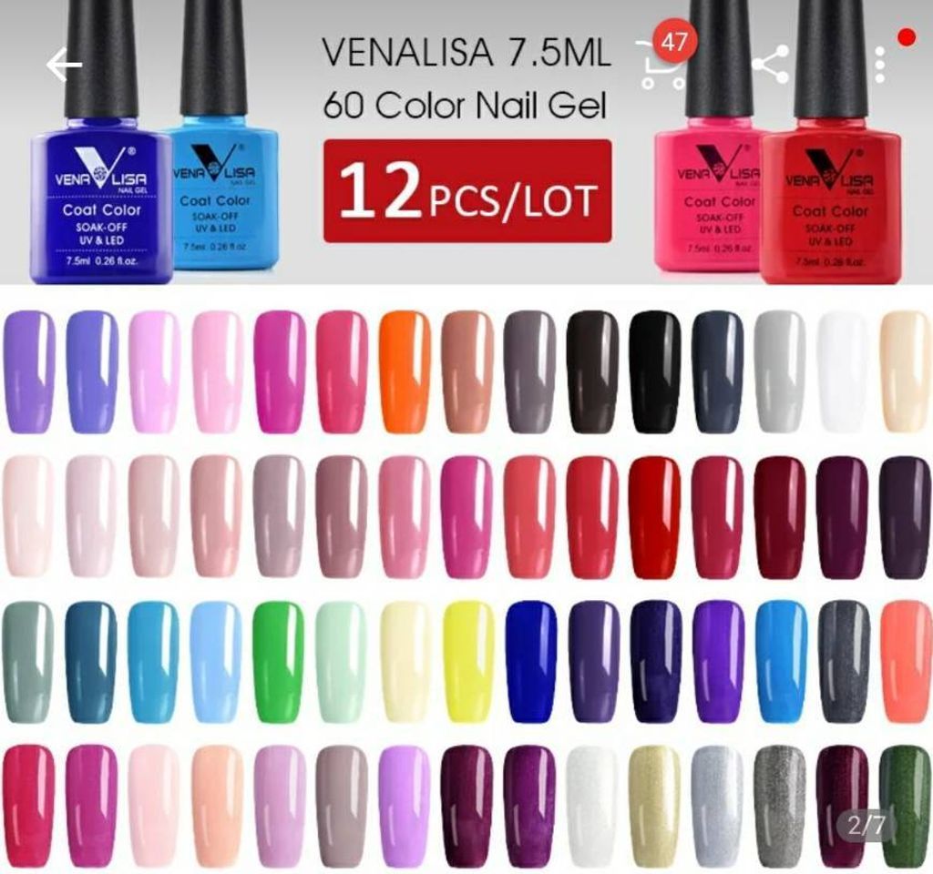 Producto Esmaltes VENALISA 12 uds semipermanentes 