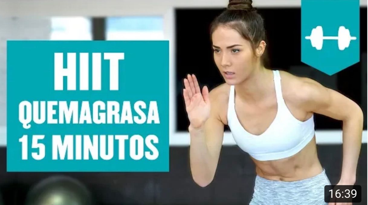 Moda Rutina HIIT para adelgazar 15 minutos en Casa - YouTube