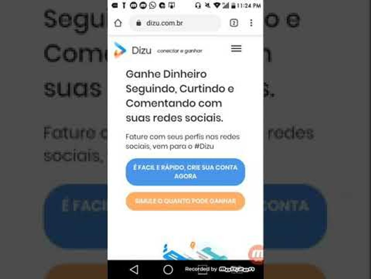 Ganhe dinheiro Seguindo, curtindo e comentando com seu perfi
