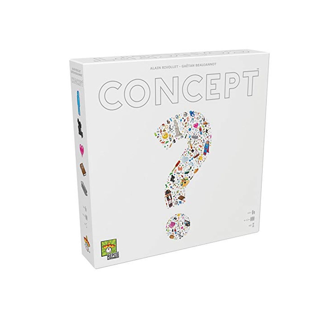 Social Repos Production- Juego de Tablero Concept, Color Blanco