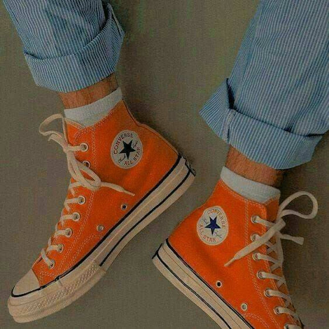 Fashion ALL star converse laranja