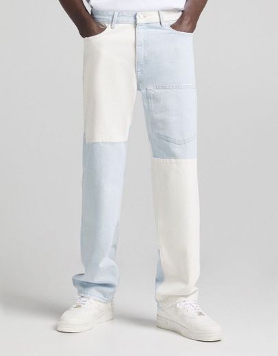 Two-tone jeans - Man