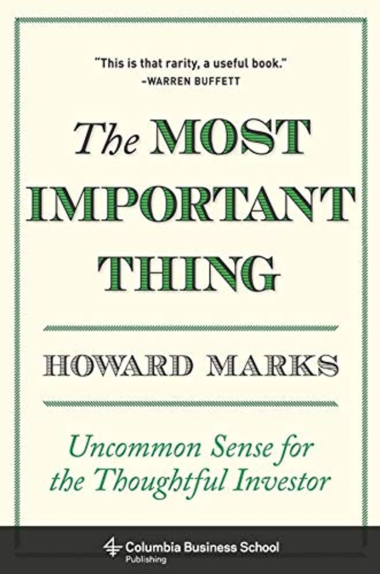 Book Marks, H: Most Important Thing