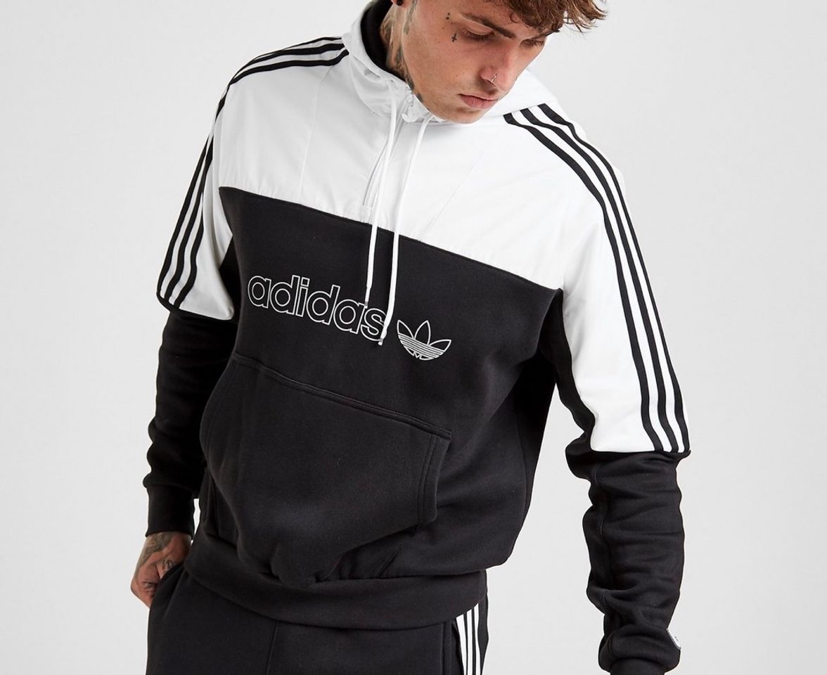 Moda Adidas outline hoodie