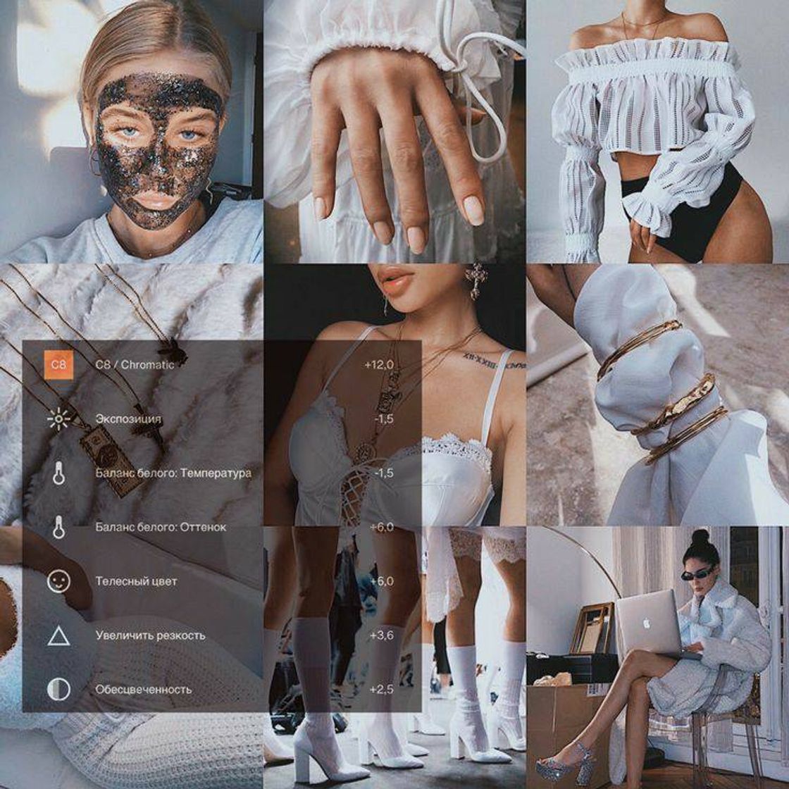 Moda Edição de foto no app VSCO 