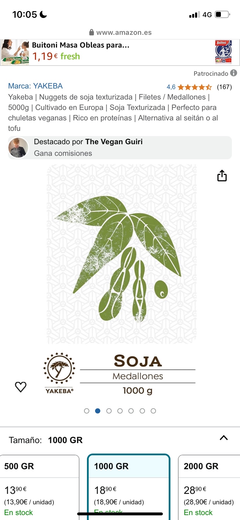 Social Medallones de soja 