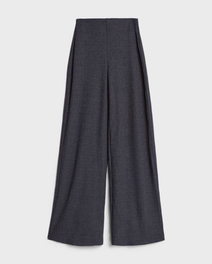 Moda Flare ribbed trousers 