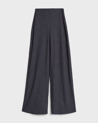 Flare ribbed trousers 