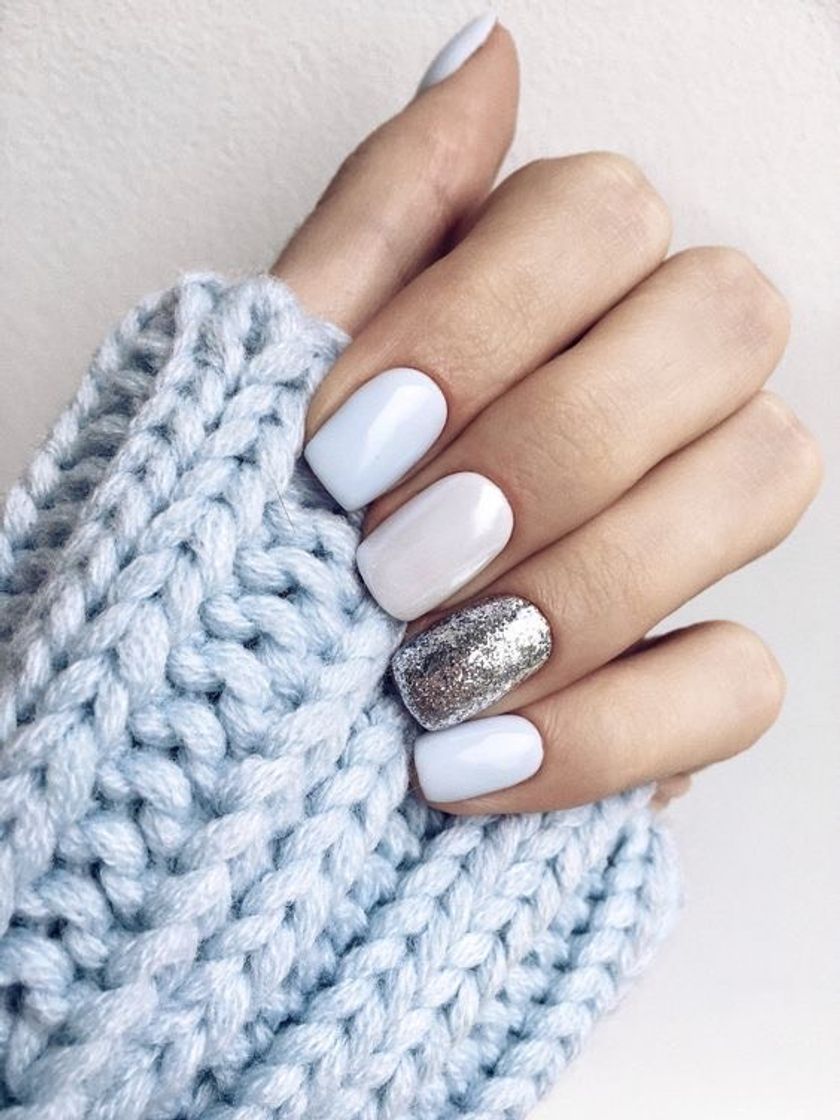 Fashion Baby blue nails 