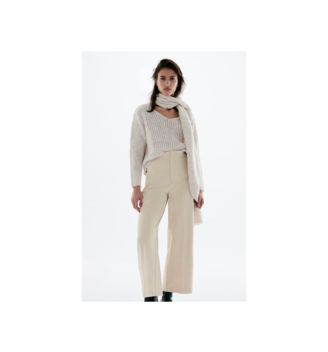 Moda Pantalón Culotte Beige