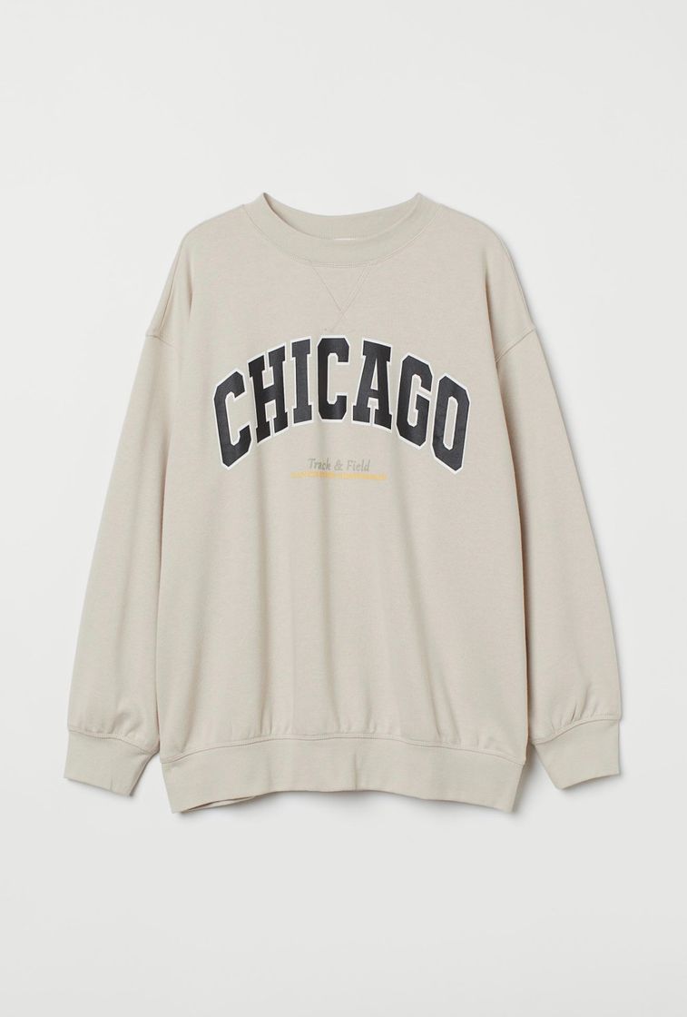 Moda Sudadera beige Chicago