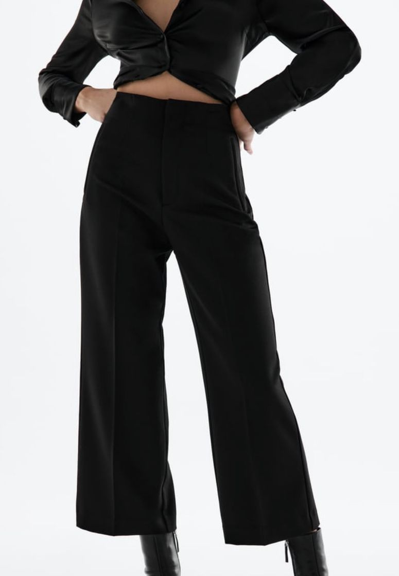 Moda Pantalón Culotte Negro