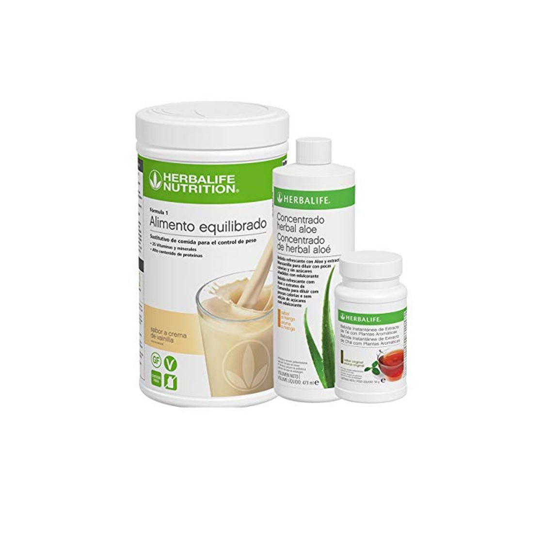 Product Pack AHORRO 3 productos Control de Peso Herbalife. Desayuno nutritivo con complementos