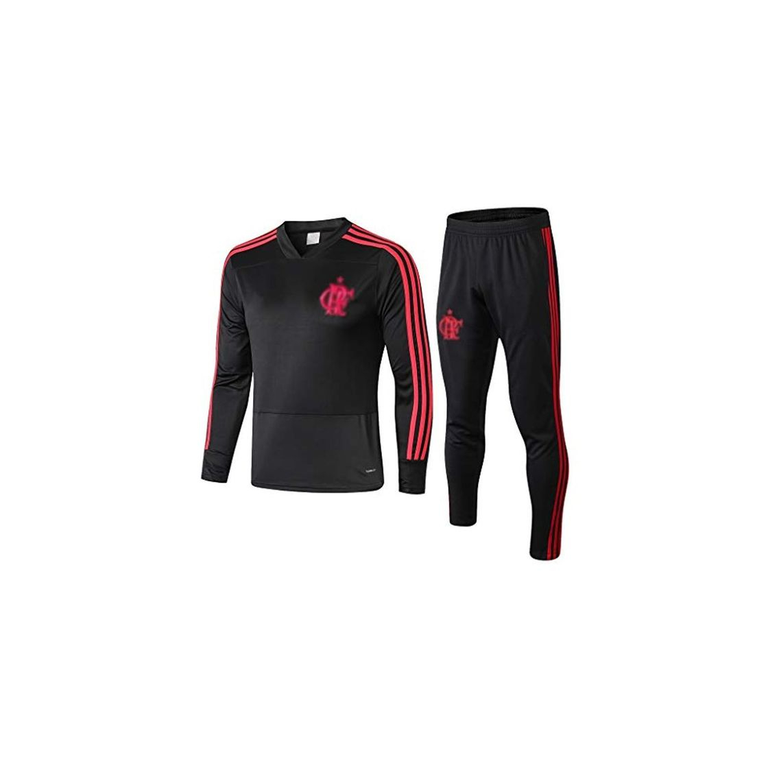 Social No-brand De Manga Larga Brasil Football Club de Deporte Negro Transpirable Ropa