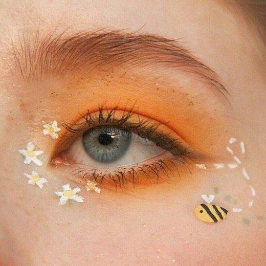 maquiagem abelha 🐝