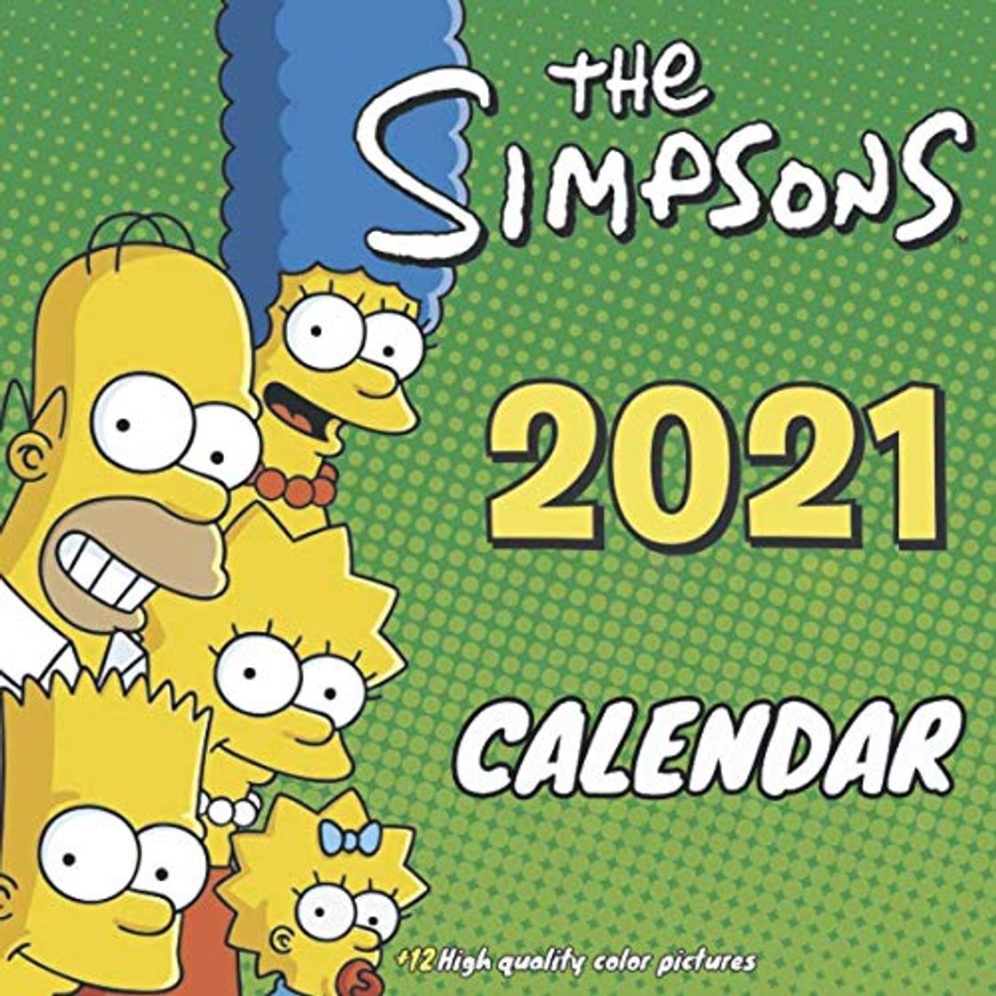 Libro The Simpsons Calendar 2021: Best wall calendar with 24 note pages for