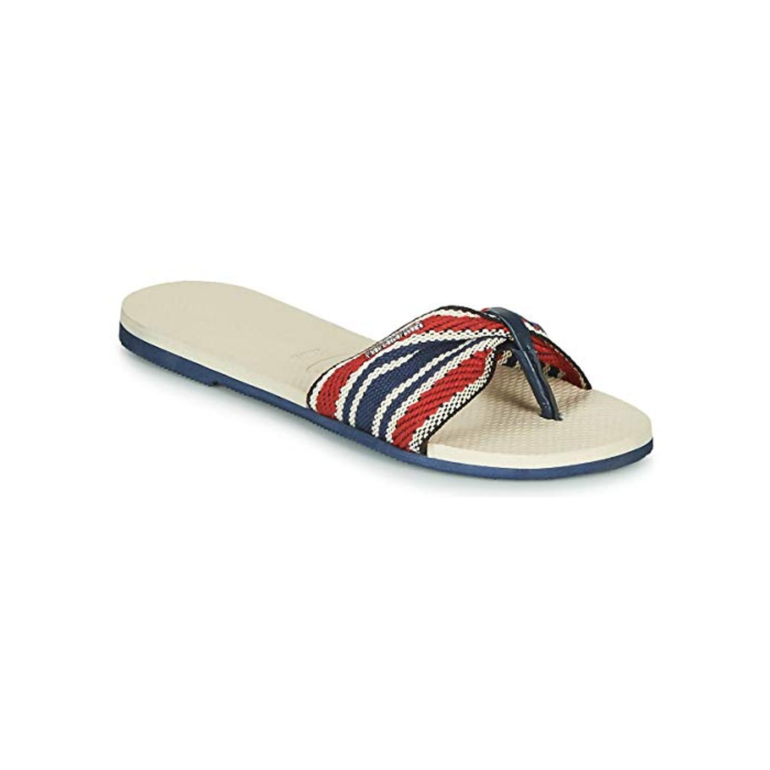 Fashion Havaianas HAV You Saint Tropez FITA Beige, Sandalia Mujer, Negro