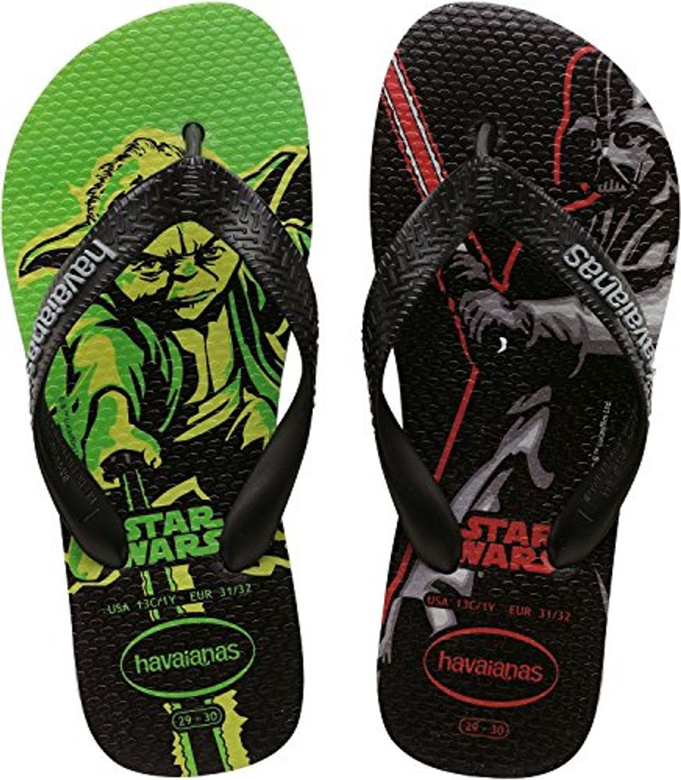 Fashion Havaianas Kids Star Wars, Chanclas Estampadas Unisex niños, Multicolor