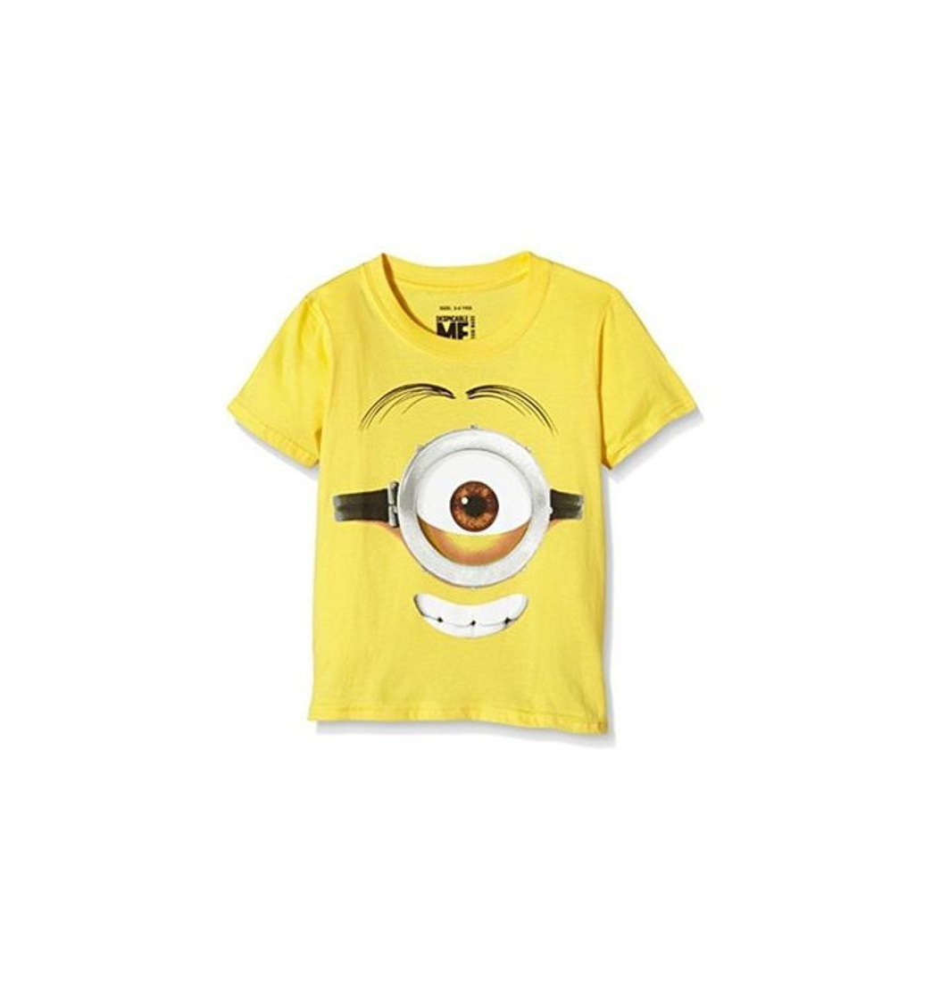 Producto Minions Stuart Face Top, Amarillo