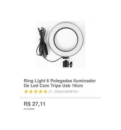 Ring Light super barata !!!