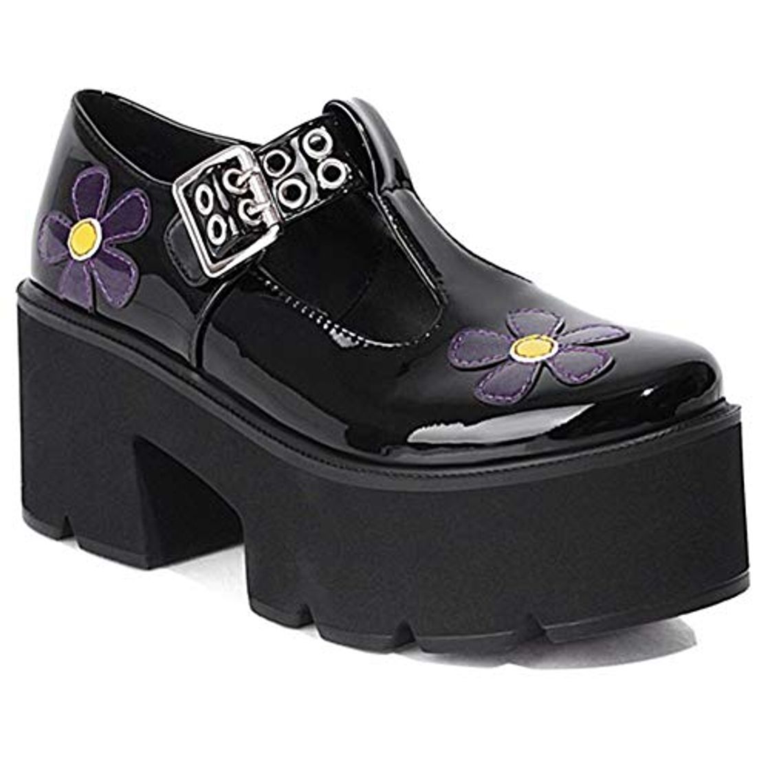 Fashion AOSPHIRAYLIAN Mary Jane Lolita - Zapatos de tacón grueso con plataforma para