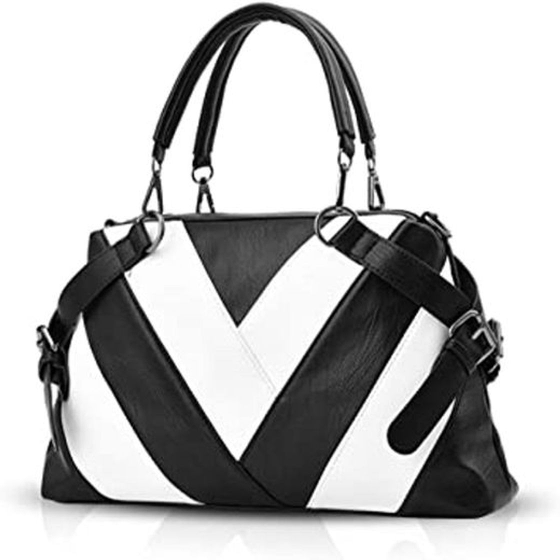 Producto NICOLE & DORIS Bolsos de Mano para Damas con asa Superior para Mujeres Bolsa de Cuerpo Cruzado Bolso de Hombro Gris