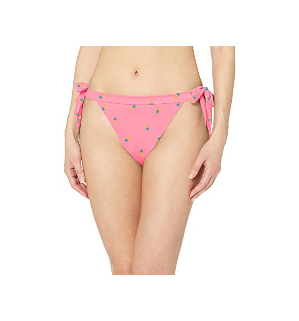 Fashion Amazon Essentials - Parte inferior de bikini con anudado lateral para mujer,