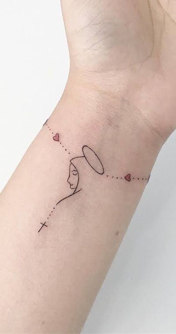 Fashion Tatuagem de terço 