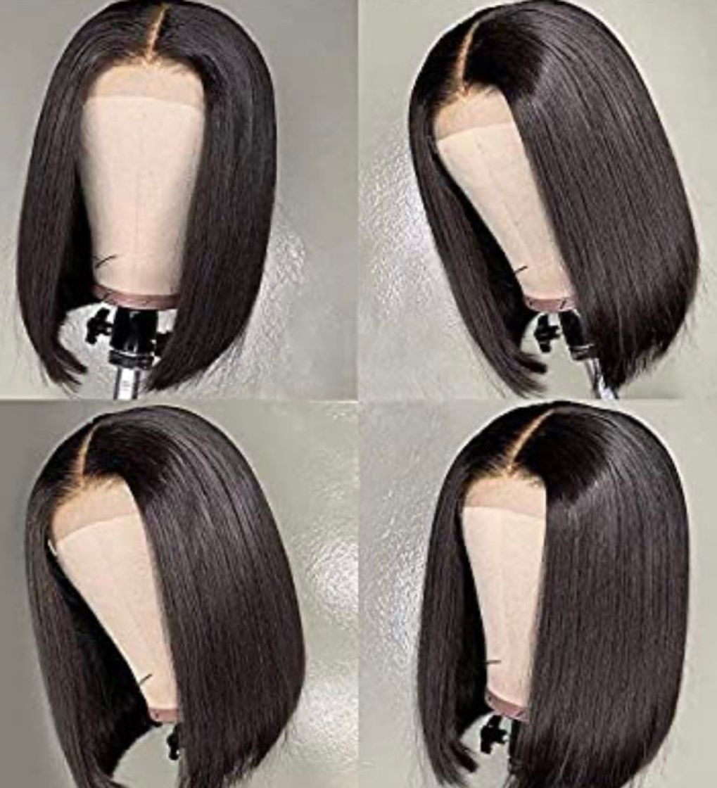 Product AMZN 4x4 Human hair closure wig 130% density