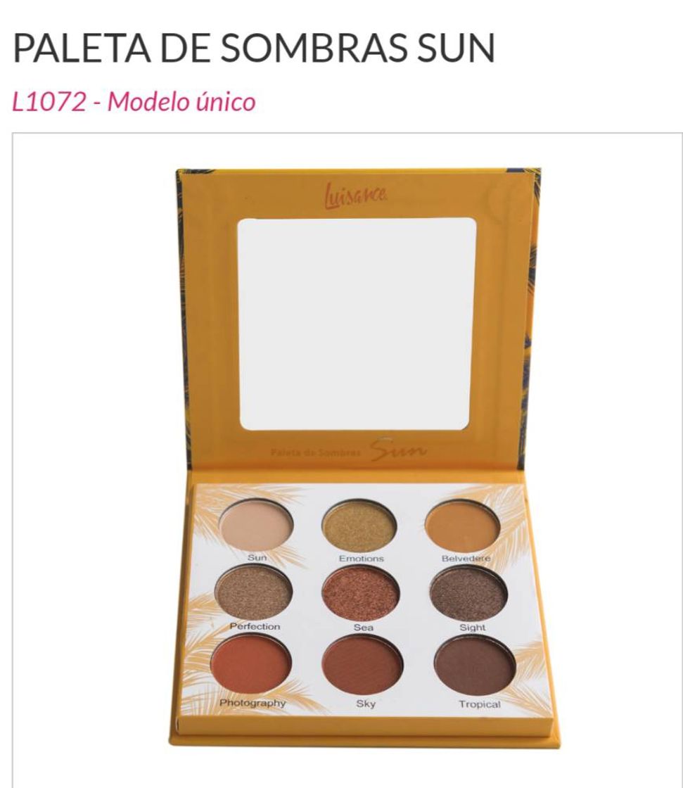 Fashion Paleta de sombras Sun da Luisace