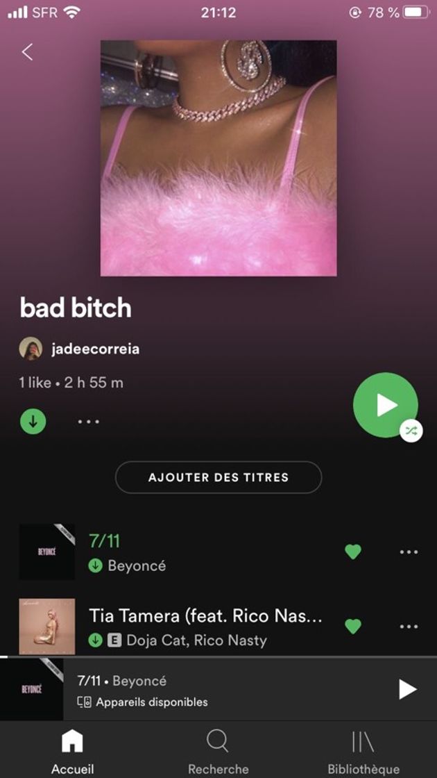 Canciones Playlist Bad Bitch 