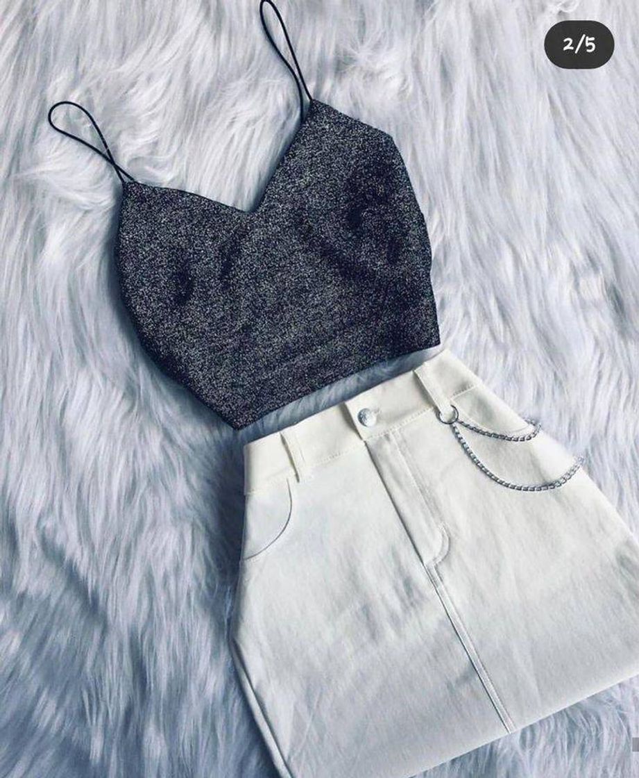 Moda Look Tumblr com blusa croped