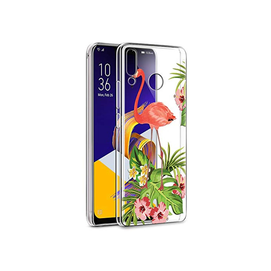 Producto Eouine Funda ASUS Zenfone 5 ZE620KL, Cárcasa Silicona Transparente con Dibujos Diseño