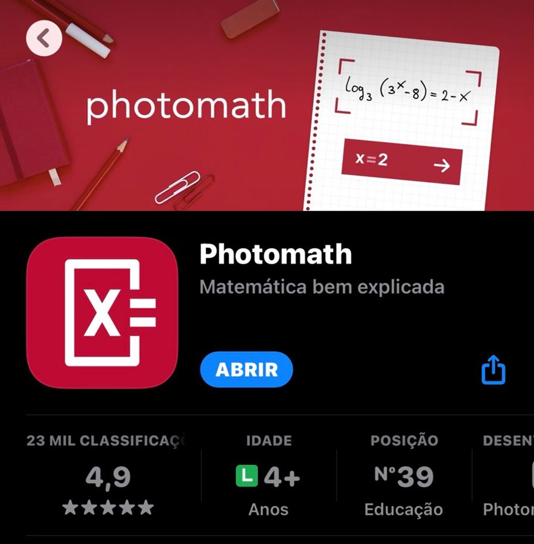 App Photomath 